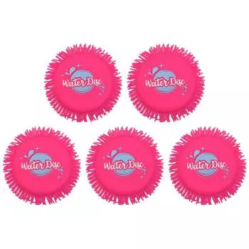 Игрушки для плавания с брызгами воды, летающие диски, игрушки для бассейна для детей и взрослых (розовый)