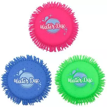 Игрушки для плавания с брызгами воды, летающие диски, игрушки для бассейна для детей и взрослых (розовый)