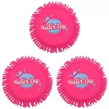 Игрушки для плавания с брызгами воды, летающие диски, игрушки для бассейна для детей и взрослых (розовый)