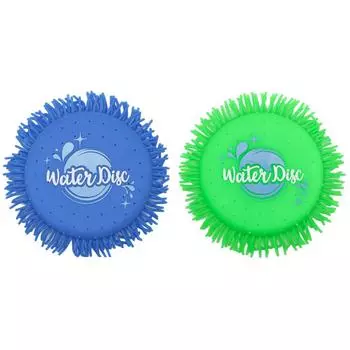 Игрушки для плавания с брызгами воды, летающие диски, игрушки для бассейна для детей и взрослых (синий)