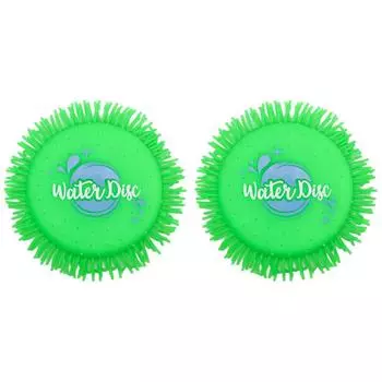 Игрушки для плавания с брызгами воды, летающие диски, игрушки для бассейна для детей и взрослых (зеленый)
