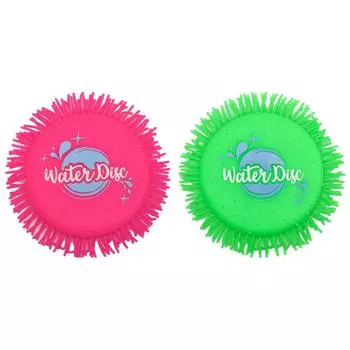 Игрушки для плавания с брызгами воды, летающие диски, игрушки для бассейна для детей и взрослых (розовый)