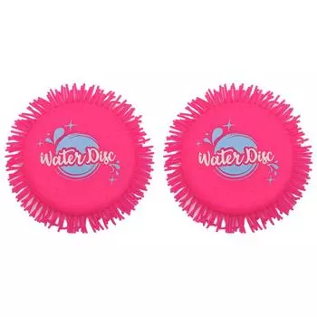 Игрушки для плавания с брызгами воды, летающие диски, игрушки для бассейна для детей и взрослых (розовый)