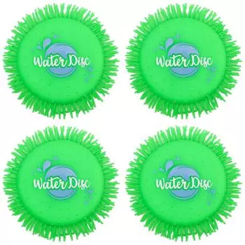 Игрушки для плавания с брызгами воды, летающие диски, игрушки для бассейна для детей и взрослых (зеленый)