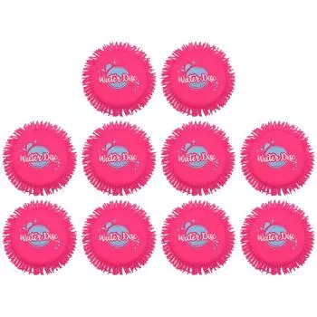 Игрушки для плавания с брызгами воды, летающие диски, игрушки для бассейна для детей и взрослых (розовый)