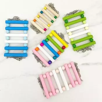 Игрушки для попугаев Клетка для птиц Качели Гамак Маленькие птички Жевательные игрушки Цветной подвесной гамак Игрушки для качелей Подставки для птиц Товары для животных