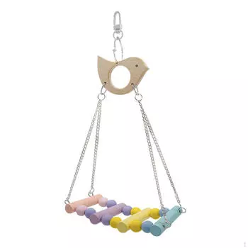 Игрушки для птиц, качели, клетка, гамак для попугая, игрушка для упражнений, насест для попугая