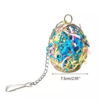 Игрушки для птиц-попугаев, измельчитель, нержавеющая сталь, клетка, кормушка для птиц, бумага для добывания пищи, овощи, просо, корзина, контейнер для кореллы, ара