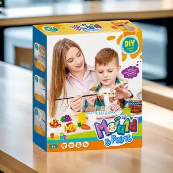 Игрушки для самостоятельного рисования мозга, детские художественные игрушки из гипса, граффити, подарки Animal