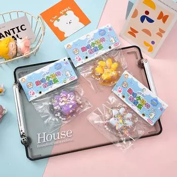 Игрушки для сдавливания кошачьих лапок Kawaii Cute Медленно отскакивающая декомпрессионная игрушка Детские счастливые сенсорные игрушки Подарок на день рождения Украшение для дома A