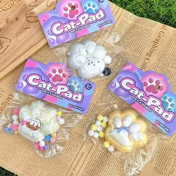 Игрушки для снятия стресса Cat Paw Kawaii Cartoon Antistress Relief Slow Rising Toys as the picture