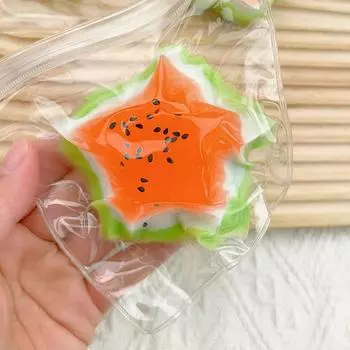 Игрушки для снятия стресса, имитирующие арбуз. Кавайные антистрессовые игрушки для снятия стресса. Медленно поднимающиеся игрушки. as the picture