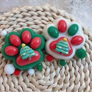 Игрушки для снятия стресса с кошачьей лапки TPR, игрушка для снятия стресса на елку, милая игрушка для снятия стресса и щипков Style 1