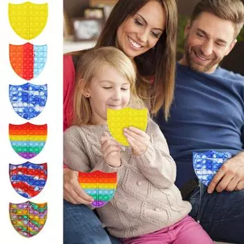 Игрушки для снятия стресса с помощью сенсорных пузырей, силиконовые игрушки для снятия давления 14*13*2cm