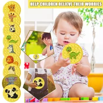 Игрушки для снятия стресса с помощью сенсорных пузырей, силиконовые игрушки для снятия давления