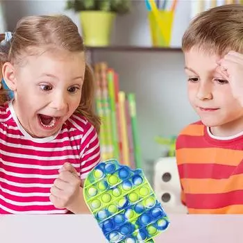 Игрушки для снятия стресса с помощью сенсорных пузырей, силиконовые игрушки для снятия стресса