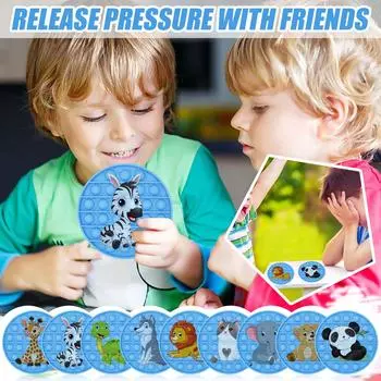 Игрушки для снятия стресса с помощью сенсорных пузырей, силиконовые игрушки для снятия давления