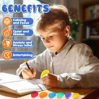 Игрушки для снятия стресса у взрослых и детей Игрушки для сенсорного восприятия One Size