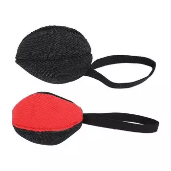 Игрушки для собачьего футбола, интерактивная игрушка для снятия тревожности, перетягивание мяча, для немецкой овчарки, бельгийской овчарки малинуа Black+Red