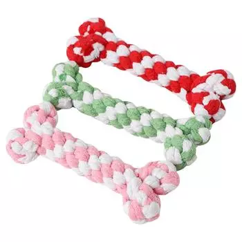 Игрушки для собак из хлопковой веревки, плетеные игрушки в форме животных из пипитао, устойчивые к жеванию, игрушки для собак, прорезывающихся зубами. One Size