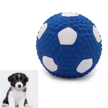 Игрушки для собак из латекса, мягкие, гибкие, безопасные, скрежещущие зубами, интерактивные, пищащие, латексные, футбольные игрушки для собак для дрессировки собак