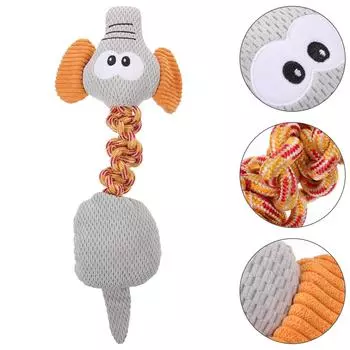 Игрушки для собак Knot Molar Puppy Supply Устойчивая к укусам жевательная резинка для крупных собак Хлопковая жевательная резинка для облегчения скуки Здоровье 45x20cm
