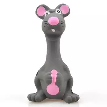 Игрушки для собак Латексные игрушки для чистки зубов щенков котят Игрушки для мышей Коренные зубы Игрушки для собак Игровые принадлежности для маленьких домашних животных серый