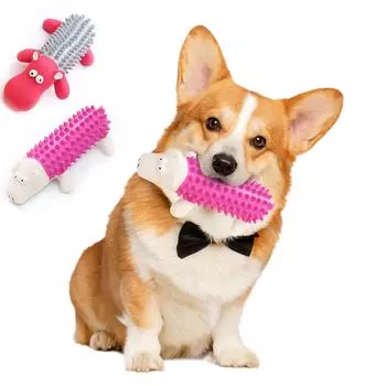 Игрушки для собак, склонных к агрессивному жеванию: Жесткие игрушки для жевания собак - Большие пищащие игрушки для собак One Size