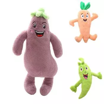 Игрушки для собак, товары для котят со звуком, интерактивная мультяшная овощная игрушка, подарок для прорезывания зубов carrot