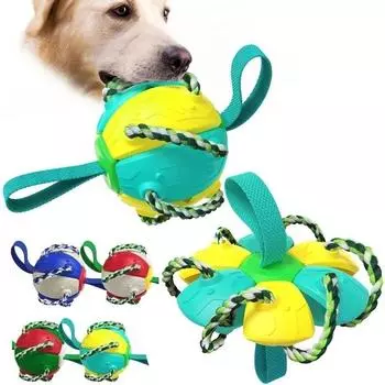 Игрушки для собак UFO Magic Ball 2 в 1 Многофункциональный тренировочный мяч для активного отдыха на свежем воздухе, интерактивный мяч для игры в бассейне Товары для животных S 12cm