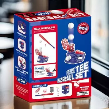 Игрушки для софтбольной машины, взаимодействие родителей и детей на открытом воздухе, запуск игрушек для бейсбола красный