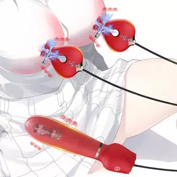 Игрушки для сосков Съемный G Spot Клиторальный вагинальный стимулятор Вибрационный женский массажер для оргазма Портативный размер Вибрационные зажимы для сосков Секс-игрушки для удовольствия
