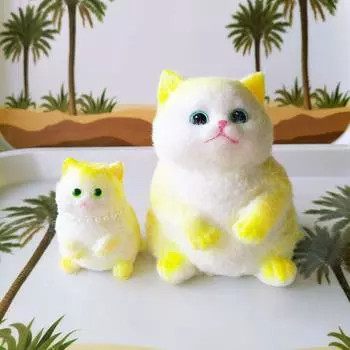 Игрушки для сжимания кошек в виде животных, игрушки для кошек с медленным отскоком, сенсорные игрушки для кошек style B