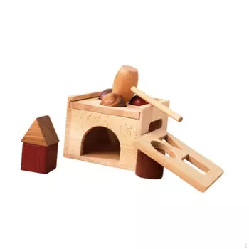 Игрушки для ударов по мячу Развивающая игрушка Обучение ударам по мячу Мелкая моторика для детей