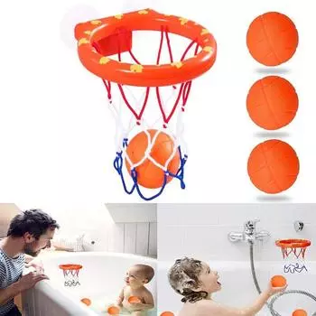 Игрушки для ванной для маленьких детей, веселая игра в воду, игрушка для ванной, баскетбольная игрушка для ванной комнаты B