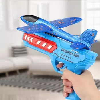 Игрушки для запуска самолетов, метание пенопласта, катапультирование самолета, пусковая установка для самолета, катапультирование самолета, спорт на открытом воздухе, летающая игрушка для детей, подарок