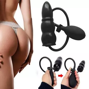 Игрушки для женщин и мужчин, анальный расширитель, силиконовая расширяемая анальная пробка