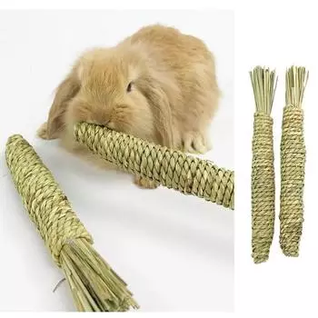 Игрушки для жевания кроликов. Травяная плетеная натуральная игрушка для кроликов. Морковка. Жевательные палочки для кроликов. Маленькие животные. Товары для скрежетания зубами. Игрушки-морковки.