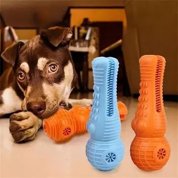 Игрушки для жевания резиновых костей для собак, агрессивные жевательные игрушки, зубная щетка для собак, уход за зубами щенков, аксессуары для домашних животных синий
