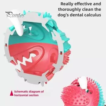 Игрушки для жевания собак для агрессивных любителей жевать Интерактивная игрушка-перетягивание каната на присоске Веревка для прорезывания зубов Головоломка для собак Лакомство Раздача еды Мяч Игрушки зелёный