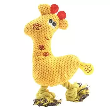 Игрушки для жевания собак для агрессивных жевателей, диспенсер для шариков для собак крупных средних пород IQ, неразрушимая игрушка для собак One Size жёлтый