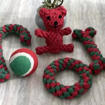 Игрушки для жевания собак, милые устойчивые к укусам мульти-стиль, дизайн животных, хлопковая веревка, игрушки для собак