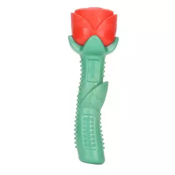 Игрушки для жевания собак, противостоящие укусам, скрежещущие зубами, интерактивные игрушки для собак среднего размера в виде цветка розы