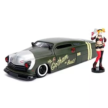 Игрушки Джада 1:24 DC COMICS BOMBSHELLS 1951 MECURY & HARLEY QUINN Мини-машина