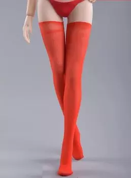 Игрушки Fire Girl, красные чулки, женский солдатский гардероб, бесшовные колготки для масштабных фигурок, не входят в комплект и [TOYBARJAPAN] FG-YC-004E 1/6 (Делает красный