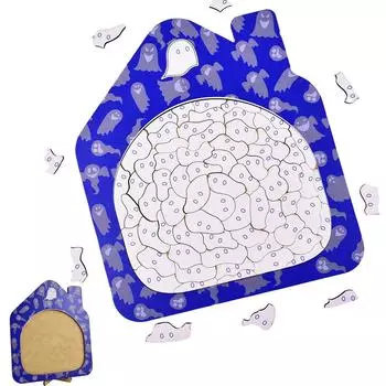 Игрушки-головоломки «Голубой дом привидения», Игрушки для расшифровки высокой сложности, Лучшие подарки для детей,