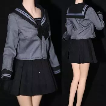 Игрушки Хобби Аксессуары для фигурок Совместимо с телом TBLeague GS в чистом стиле, школьница JK, матросская форма, мини-юбка, версия обуви и