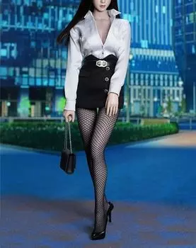 Игрушки Хобби Масштаб Фигурка Совместимость с TBLeague Body SUPER DUCK C027B OL Офисная леди Красивая студентка Модные туфли и сумка через плечо