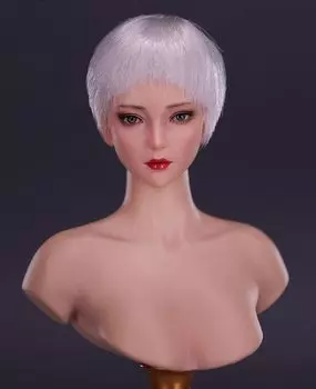 Игрушки Хобби Масштаб Фигурка Совместимость с TBLeague Тело YMTOYS YMT083A Белый Выстрел Волосы Азиатская Красивая Женская Голова и Одежда Не &