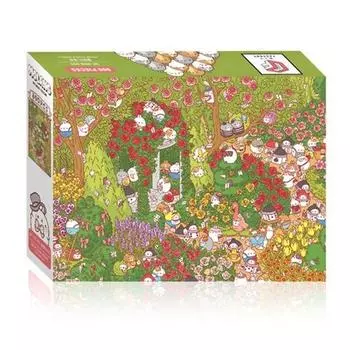[Игрушки и головоломки] Пазл с персонажами Molang Garden (DF-M08-050), Книга